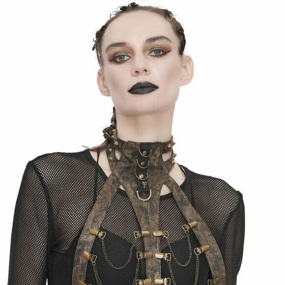 Leatherette Chest HarnessHalloween Cosplay Costume